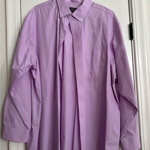 Men's Purple Dress Shirt 18 1/2 35/36